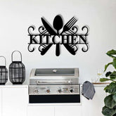 Custom Metal Kitchen Sign, Nana's Kitchen Metal Sign, Personalized Kitchen Signs, Mom's Kitchen, Kitchen Decor, Personalized Sign Laser Cut Metal Signs Custom Gift Ideas